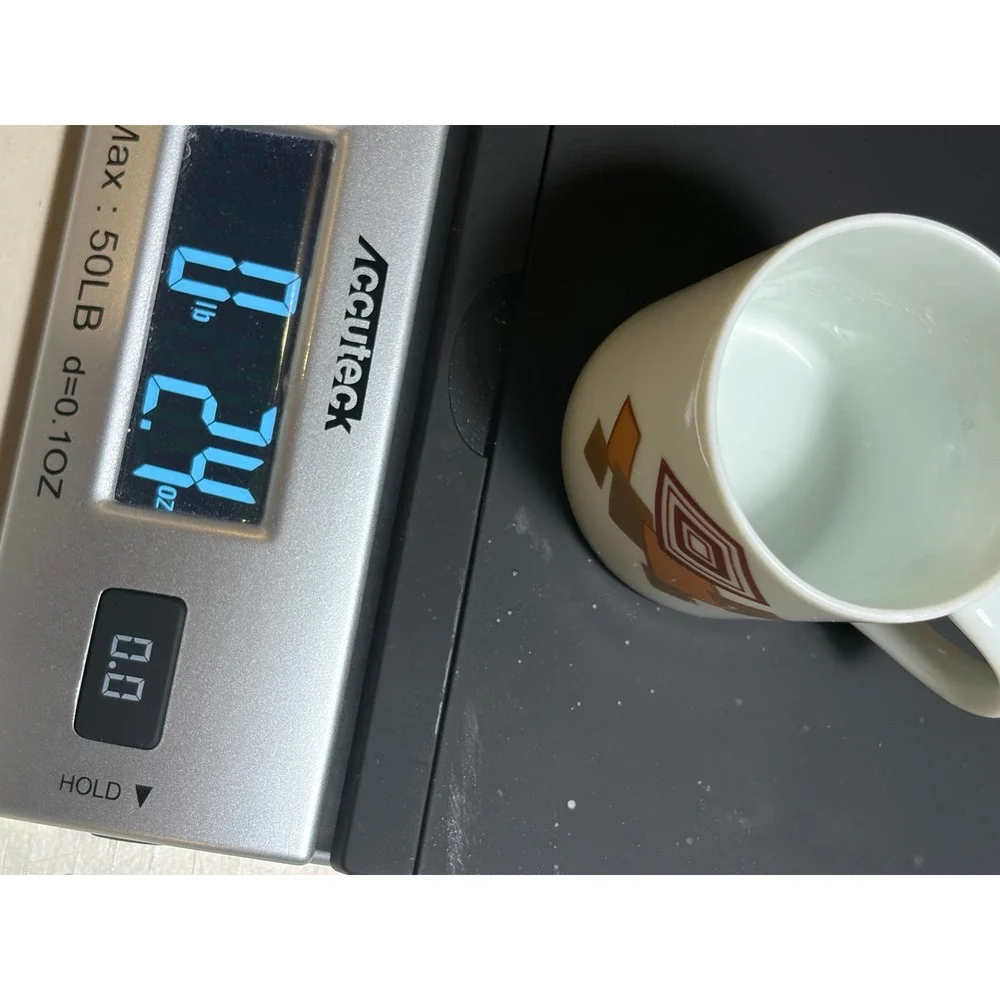 Mid Century espresso mug Porcelana Schmidt in brazil, retro vintage geometric